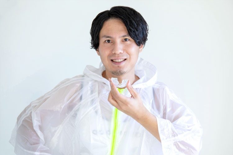 スポーツ用のマウスピースを作製（スポーツマウスガード）